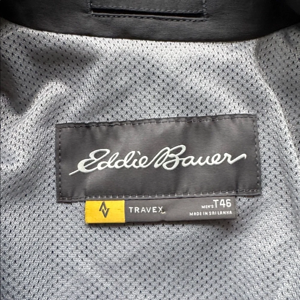 Eddie Bauer Travex Charcoal Gray Jacket Men’s Size T46